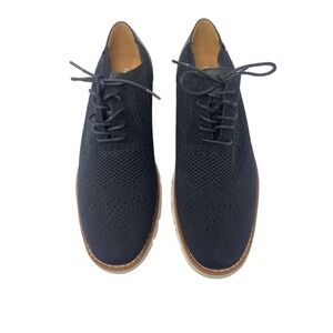 Nautica Black Wingdeck Knit Oxford Shoes Fashion Sneakers Men’s Sz 12